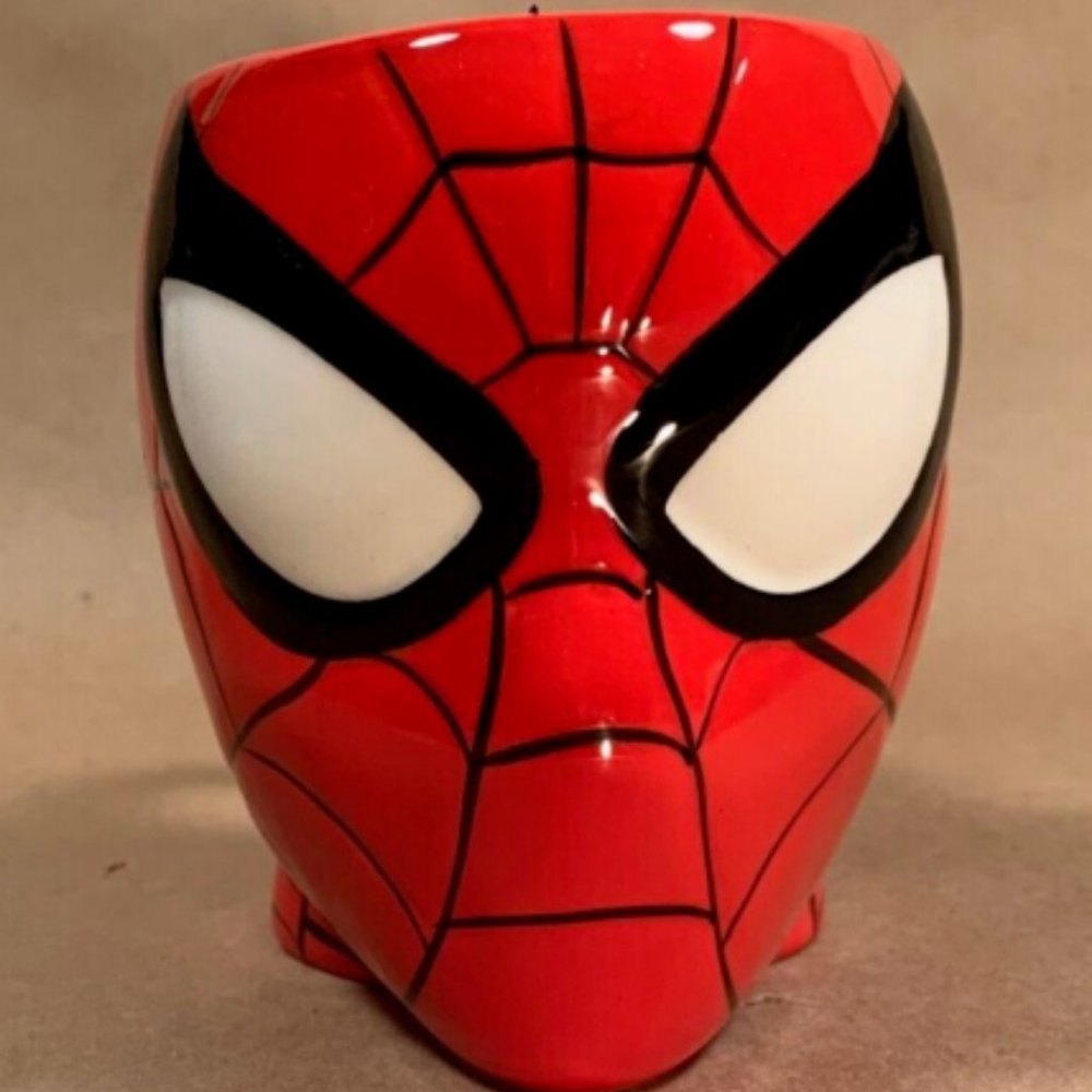 Zak! Spiderman Mask Coffee Mug, New!